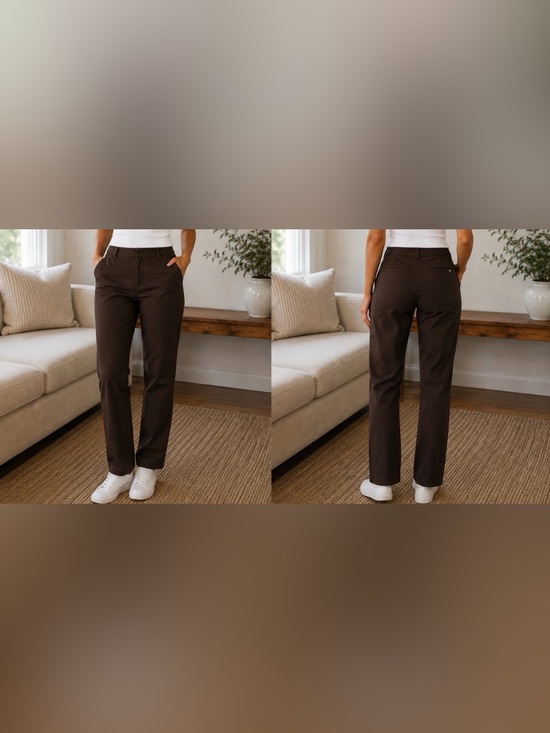 Banana Republic Pants - Banana Republic Chocolate Brown Straight-Leg Pants